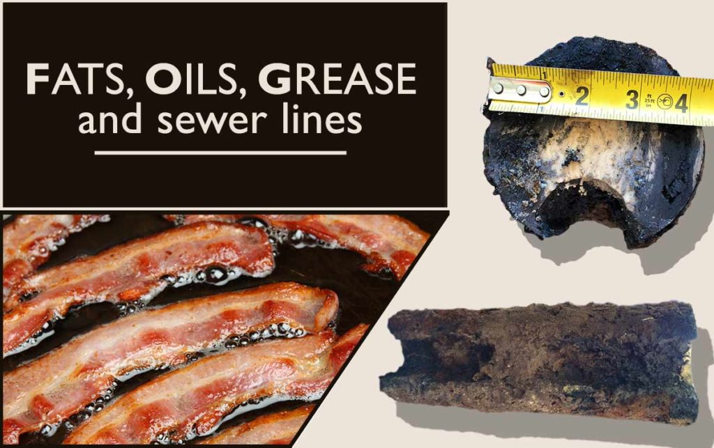 Fats, Oils and Grease Buildup on Sewer Lines